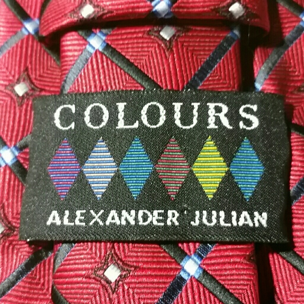 Cremson Colours Tie by Alexander Julian
